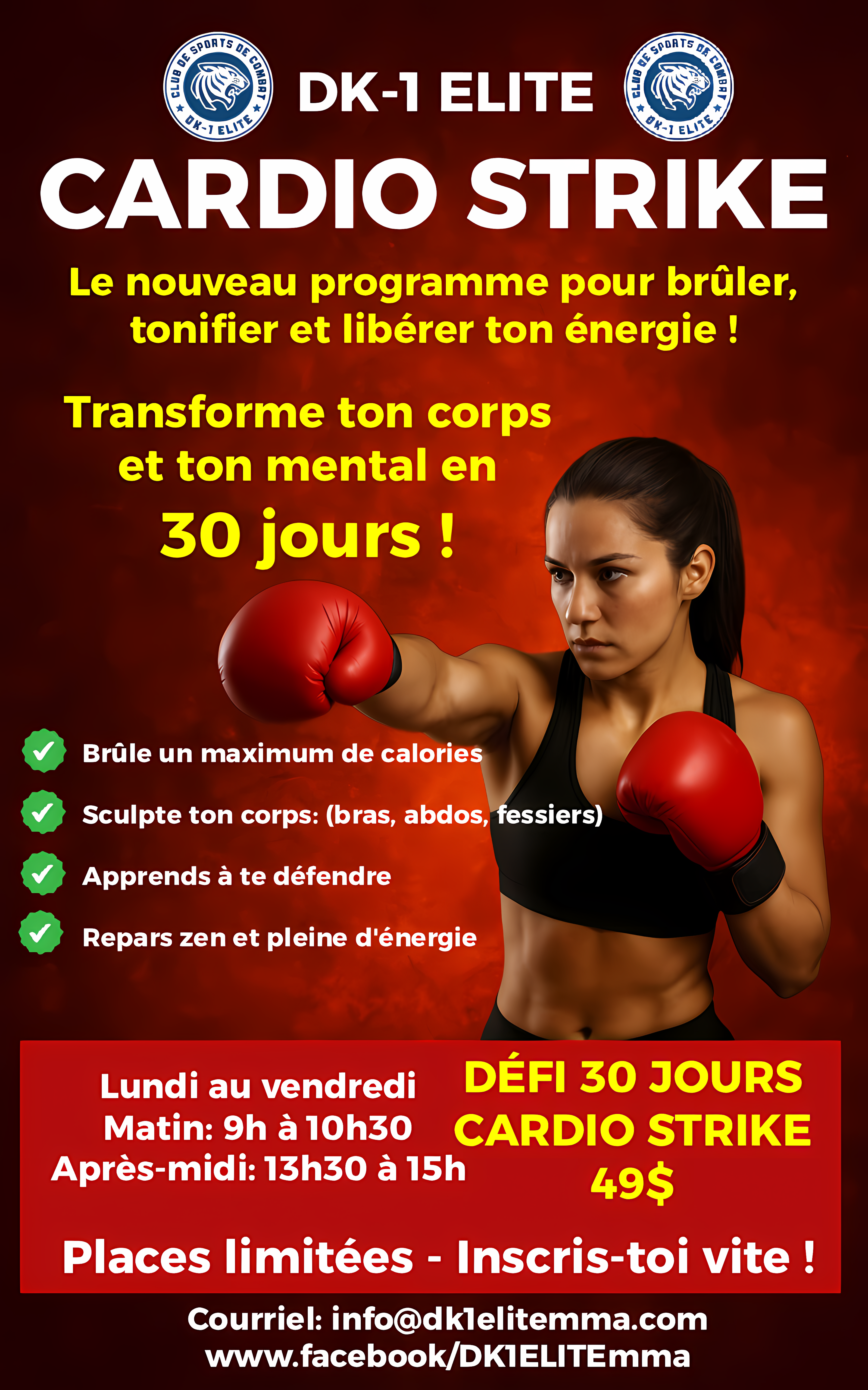 Programme "Cardio Strike" pour femmes Programme "Cardio Strike" pour femmes